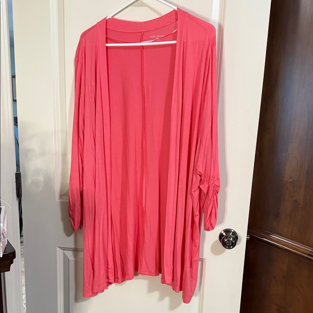 Lane Bryant Coral Cardigan